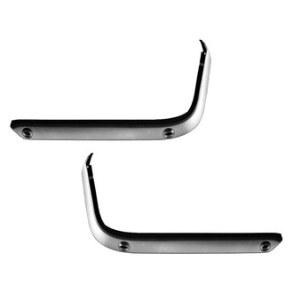 Replace® - Rear Lower Outer Driver and Passenger Side Bumper Valance Set (CAPA Certified)
