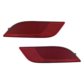 Replace® - Rear Driver and Passenger Side Bumper Reflector Set (CAPA Certified)