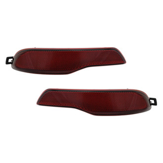 Replace® - Rear Driver and Passenger Side Bumper Reflector Set (CAPA Certified)