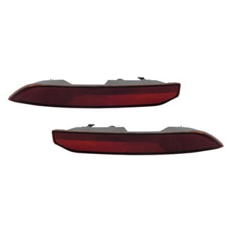 Replace® - Rear Driver and Passenger Side Bumper Reflector Set (Standard Line)