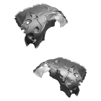 Replace® - Front Driver and Passenger Side Fender Liner Set (CAPA Certified)