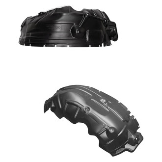 Replace® - Front Driver and Passenger Side Fender Liner Rear Section Set (Standard Line)