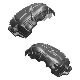 Replace® - Front Driver and Passenger Side Fender Liner Rear Section Set (CAPA Certified)