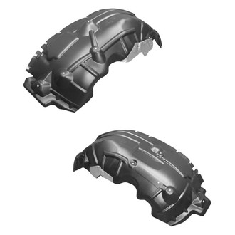 Replace® - Front Rearward Driver and Passenger Side Fender Liner Rear Section Set (CAPA Certified)