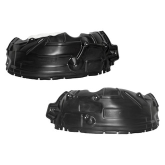 Replace® - Front Rearward Driver and Passenger Side Fender Liner Set (CAPA Certified)
