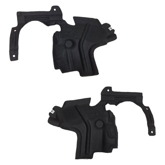 Replace® - Front Rearward Driver and Passenger Side Fender Splash Shield Set (CAPA Certified)