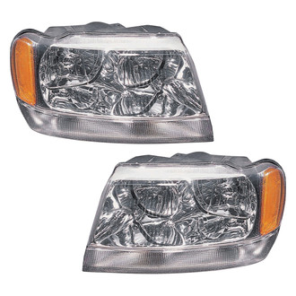 Replace® - Driver and Passenger Side Replacement Headlight Set (CAPA Certified)