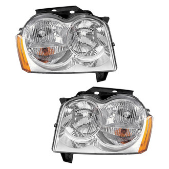 Replace® - Driver and Passenger Side Replacement Headlight Set (CAPA Certified)