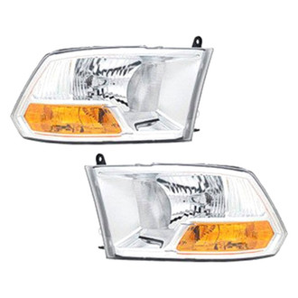 Replace® - Driver and Passenger Side Replacement Headlight Set Lens and Housing (Value Line)