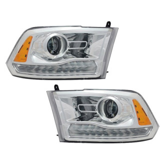 Replace® - Driver and Passenger Side Replacement Headlight Set (CAPA Certified)
