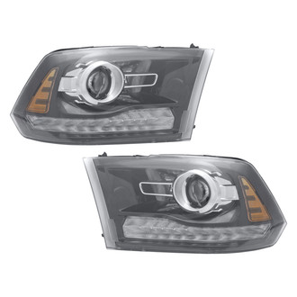 Replace® - Driver and Passenger Side Replacement Headlight Set (CAPA Certified)