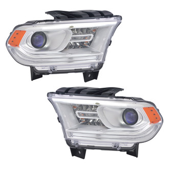 Replace® - Driver and Passenger Side Replacement Headlight Set (CAPA Certified)