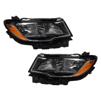 Replace® - Driver and Passenger Side Replacement Headlight Set (CAPA Certified)