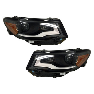 Replace® - Driver and Passenger Side Replacement Headlight Set (Standard Line)