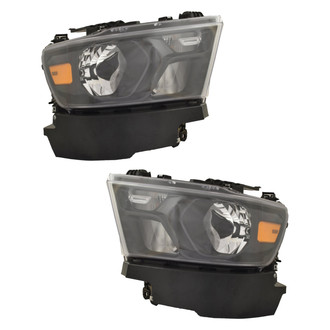 Replace® - Driver and Passenger Side Replacement Headlight Set (Standard Line)