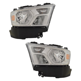 Replace® - Driver and Passenger Side Replacement Headlight Set (Standard Line)