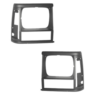 Replace® - Driver and Passenger Side Headlight Bezel Set (Standard Line)