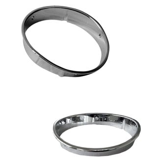 Replace® - Driver and Passenger Side Headlight Bezel Set (Standard Line)