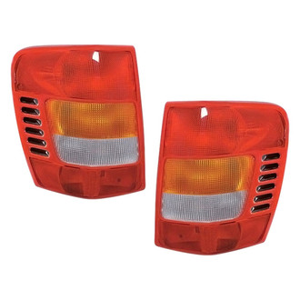 Replace® - Driver and Passenger Side Replacement Tail Light Lens and Housings (Value Line)