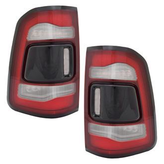 Replace® - Driver and Passenger Side Replacement Tail Lights (Standard Line)