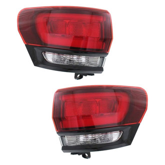 Replace® - Driver and Passenger Side Outer Replacement Tail Lights (CAPA Certified)