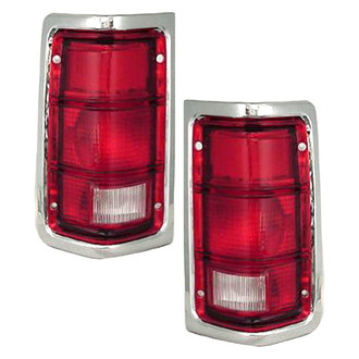 Replace® - Driver and Passenger Side Replacement Tail Lights (Standard Line)