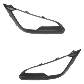 Replace® - Front Driver and Passenger Side Fog Light Bezel Set (Standard Line)