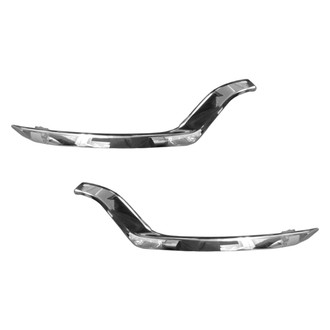 Replace® - Front Driver and Passenger Side Bumper Cover Molding Set (CAPA Certified)