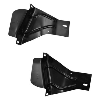 Replace® - Front Outer Driver and Passenger Side Bumper Mounting Bracket Set (Diamond Standard Line)