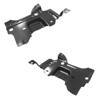 Replace® - Front Driver and Passenger Side Bumper Mounting Plate Set (CAPA Certified)