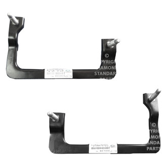 Replace® - Front Driver and Passenger Side Bumper Stud Plate Bracket Set (Diamond Standard Line)