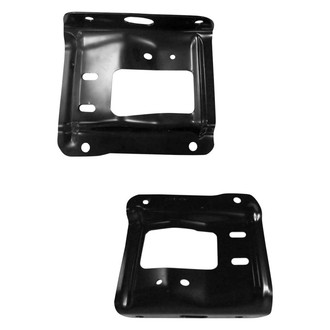 Replace® - Front Driver and Passenger Side Bumper Mounting Plate Set (CAPA Certified)