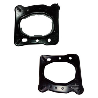 Replace® - Front Driver and Passenger Side Bumper Bracket Set (CAPA Certified)