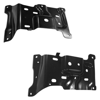 Replace® - Front Driver and Passenger Side Bumper Mounting Plate Set (CAPA Certified)