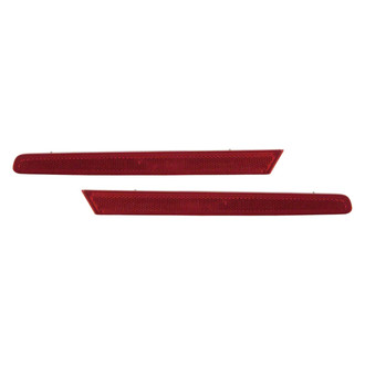 Replace® - Rear Driver and Passenger Side Bumper Reflector Set (Standard Line)