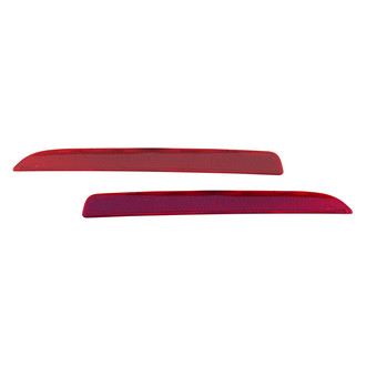 Replace® - Rear Lower Driver and Passenger Side Bumper Reflector Set (CAPA Certified)