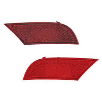 Replace® - Rear Driver and Passenger Side Bumper Reflector Set (CAPA Certified)