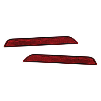 Replace® - Rear Driver and Passenger Side Bumper Reflector Set (Standard Line)