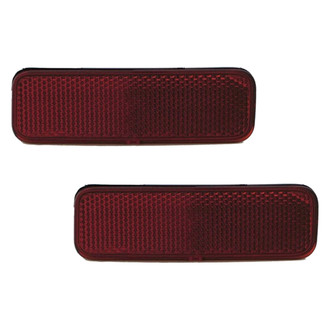 Replace® - Rear Driver and Passenger Side Bumper Reflector Set (Standard Line)