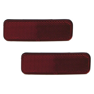 Replace® - Rear Driver and Passenger Side Bumper Reflector Set (CAPA Certified)