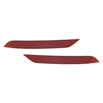 Replace® - Rear Driver and Passenger Side Bumper Reflector Set (CAPA Certified)