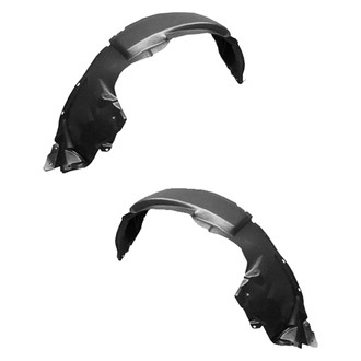 Replace® - Front Driver and Passenger Side Fender Liner Front Section Set (Standard Line)
