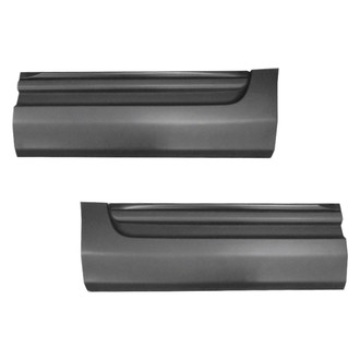Replace® - Rear Driver and Passenger Side Door Molding Set (Standard Line)