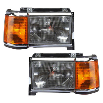 Replace® - Driver and Passenger Side Replacement Headlight Set (Value Line)