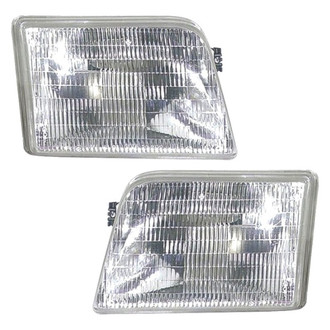 Replace® - Driver and Passenger Side Replacement Headlight Set (CAPA Certified)