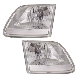 Replace® - Driver and Passenger Side Replacement Headlight Set (Standard Line)
