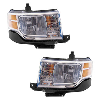 Replace® - Driver and Passenger Side Replacement Headlight Set (CAPA Certified)
