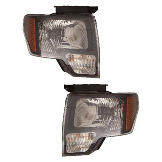 Replace® - Driver and Passenger Side Replacement Headlight Set (CAPA Certified)