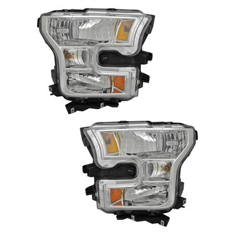 Replace® - Driver and Passenger Side Replacement Headlight Set (CAPA Certified)