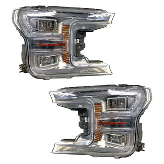 Replace® - Driver and Passenger Side Replacement Headlight Set (CAPA Certified)